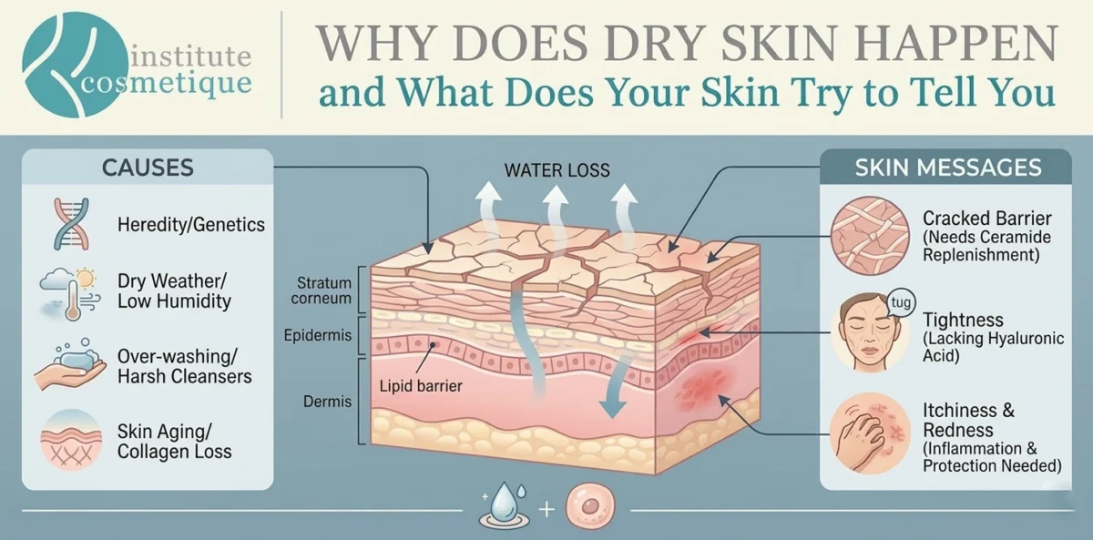 why dry skin happens